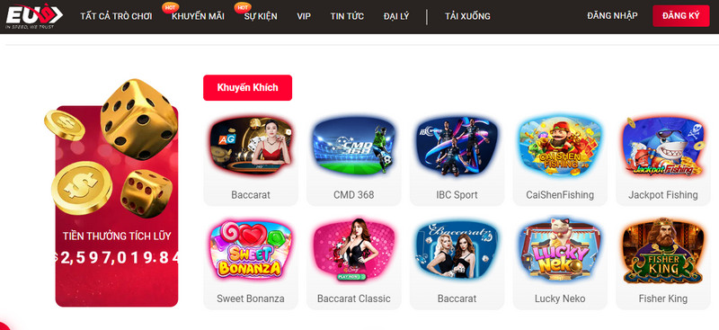 Sòng casino uy tín chất lượng EU9